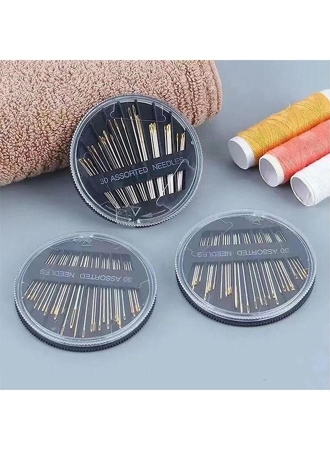 Hand Sewing Needle 60pcs Large Eye Needles Steel Yarn Sewing Needles Darning Needle for Stitching Crafting Projects and Embroidery  - Image 3