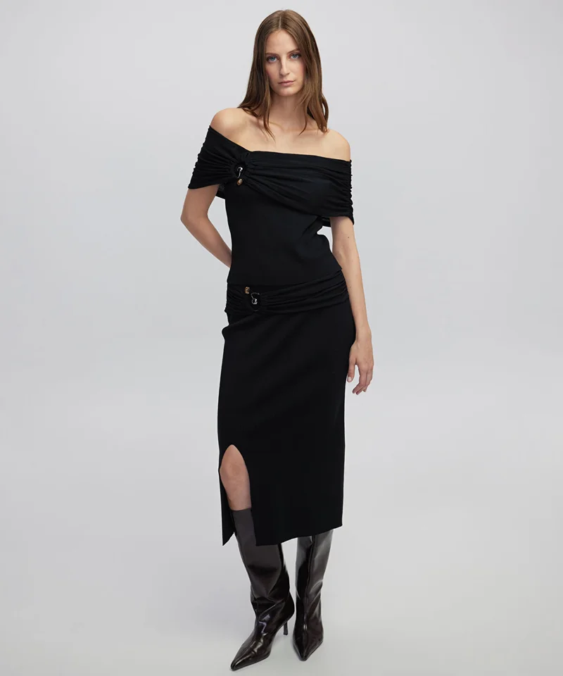 Ipekyol Off-the-Shoulder Knit Top