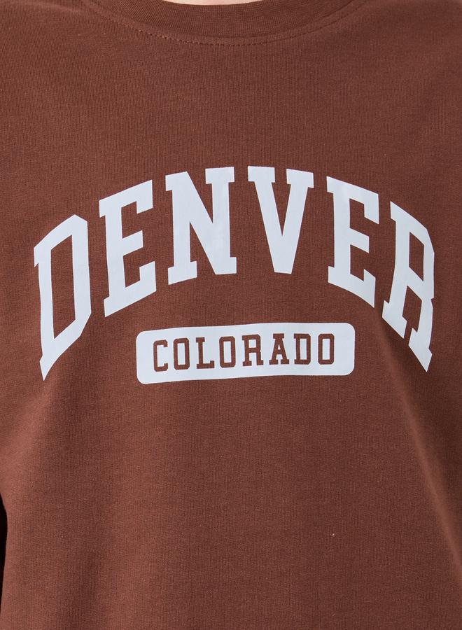 ستايلي سويت شيرت بقصة مريحة وطبعة جرافيك - Image 3