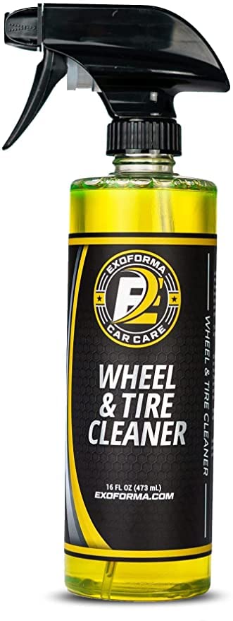 ExoForma Wheel & Tire Cleaner - Removes Built-Up Brake Dust, Dirt & Grime - Improves Dressing Performance - 2-in-1 Formula - Chosen by Pros (16 FL Oz) - Image 1