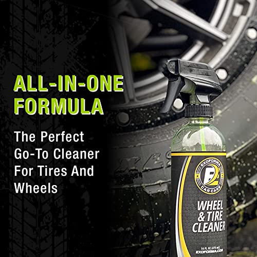 ExoForma Wheel & Tire Cleaner - Removes Built-Up Brake Dust, Dirt & Grime - Improves Dressing Performance - 2-in-1 Formula - Chosen by Pros (16 FL Oz) - Image 2