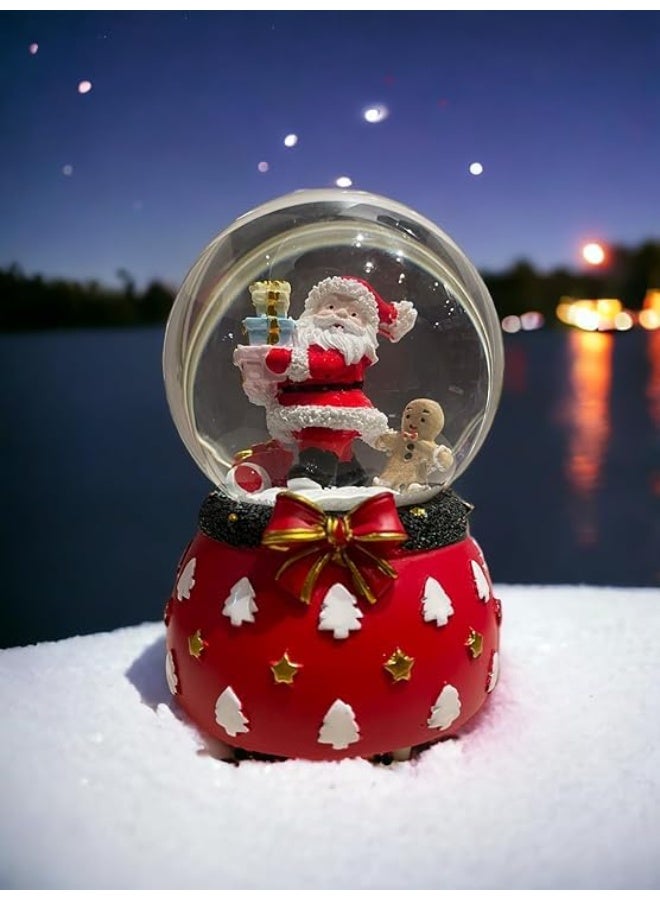 بلورة كريسماس عيد الميلاد بابا نويل سانتا ورجل الثلج ليد بابا نويل وسانتا - Image 1