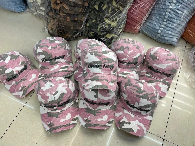 Baseball Cap Couple New Letter Camouflage Outdoor UV Protection Men Street Trendy Hat - Image 1