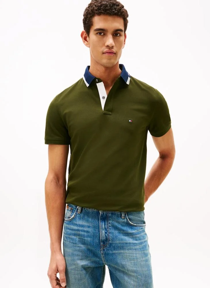 Pique Grafic Collar Polo