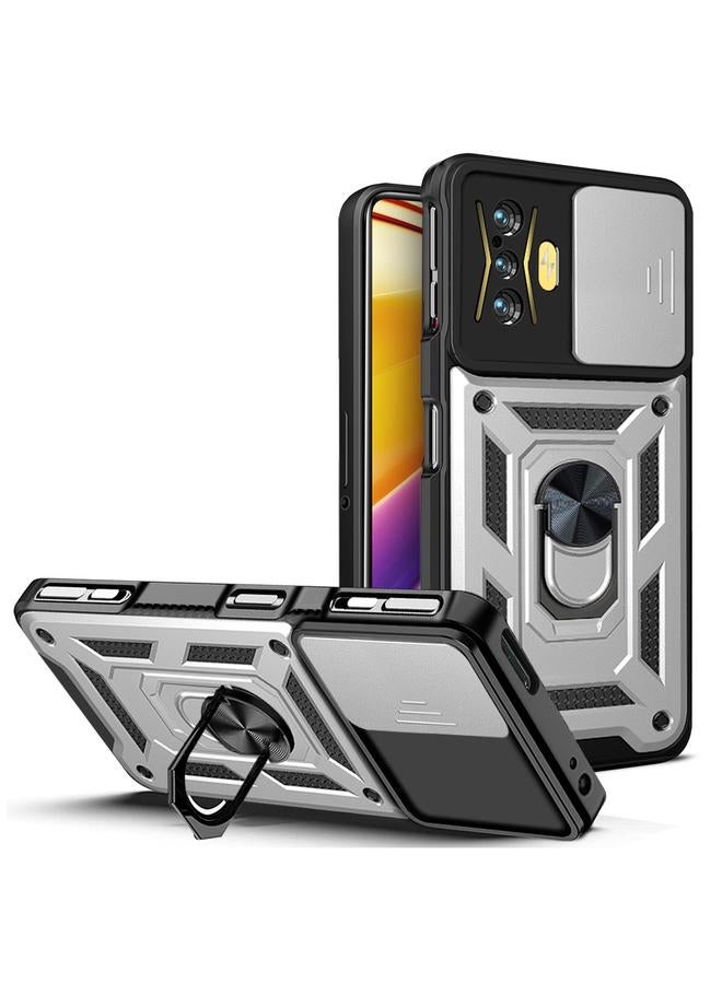 erorex Case For Xiaomi Poco F4 GT / Redmi K50 Gaming Sliding Camera Cover Design TPU+PC Phone Case - Image 1