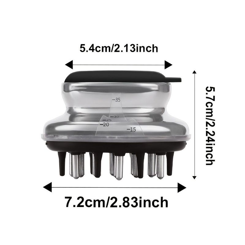 Scalp Applicator Roller Massage Guide Comb Gold Hair Care Essence Liquid Tool - Image 3