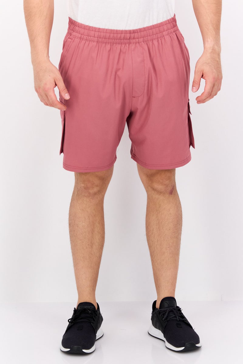 Unipro Men Sportswear Fit 7 Inches Inseam Training Shorts, Pink - Image 1