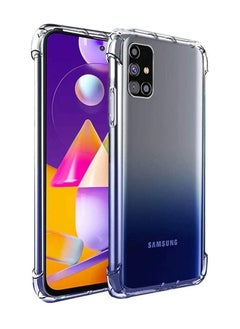 Samsung Galaxy M31S Case Cover Protective Shock Absorption Bumper soft Transparent Case (Clear)