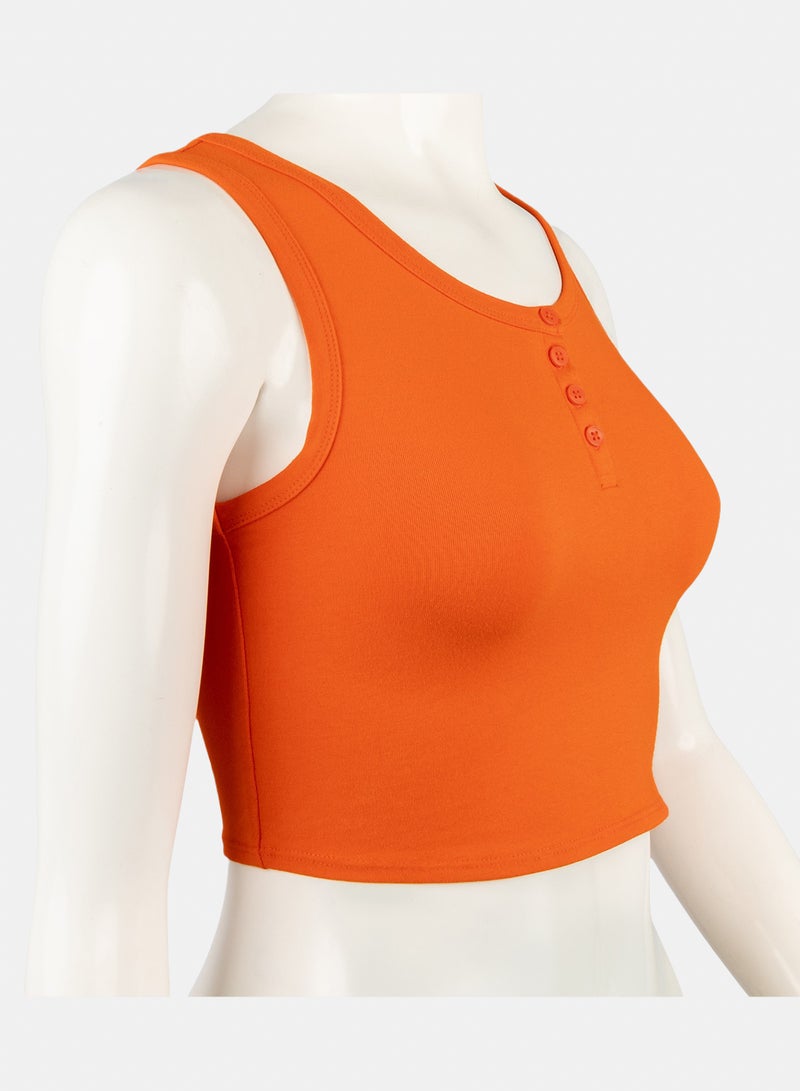 FOREVER 21 Sleeveless Button - Image 4