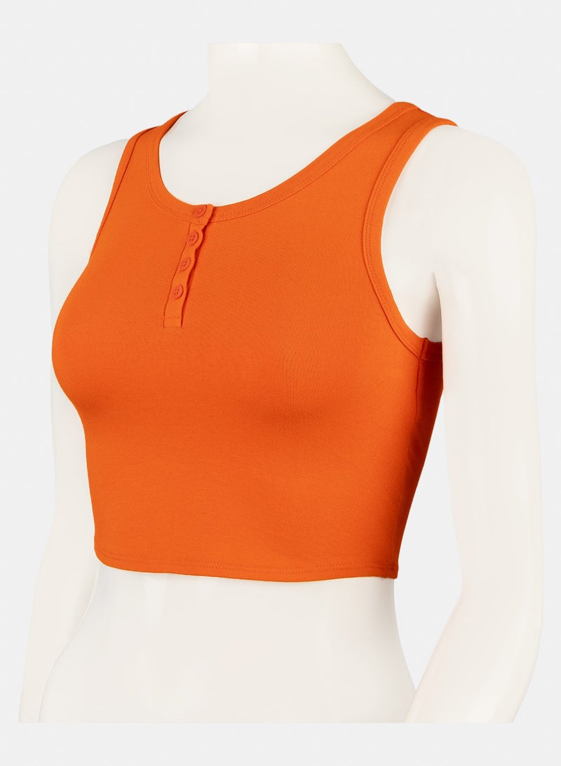 FOREVER 21 Sleeveless Button - Image 2