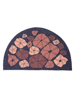 Status Contract Semi Circle/D-Shape Entrance Floor Door Mats Home Decor Non-Slip Carpet for Bathroom, Bedroom, Balcony, Living Room Washable Dirt Trapper, 38 X 58 Cm  - Image 2