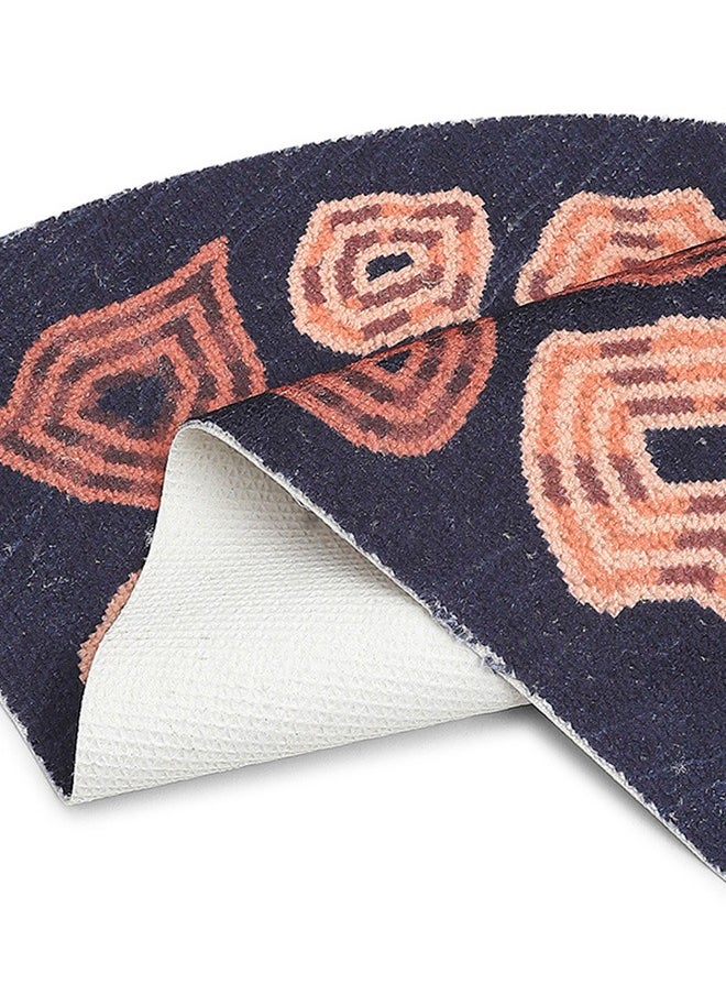 Status Contract Semi Circle/D-Shape Entrance Floor Door Mats Home Decor Non-Slip Carpet for Bathroom, Bedroom, Balcony, Living Room Washable Dirt Trapper, 38 X 58 Cm  - Image 3