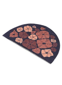 Status Contract Semi Circle/D-Shape Entrance Floor Door Mats Home Decor Non-Slip Carpet for Bathroom, Bedroom, Balcony, Living Room Washable Dirt Trapper, 38 X 58 Cm  - Image 4