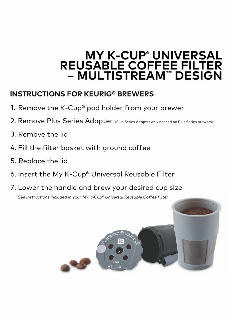 أكواب كيوريج القابلة لإعادة الاستخدام الصديقة للبيئة - فلاتر قهوة فردية خالية من BPA، قابلة لإعادة التعبئة وسهلة التنظيف - Image 4