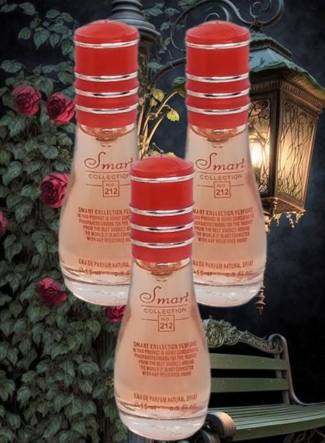 Smart collection 3 Pieces Smart Collection Number 212 Perfume 15ML - Image 1