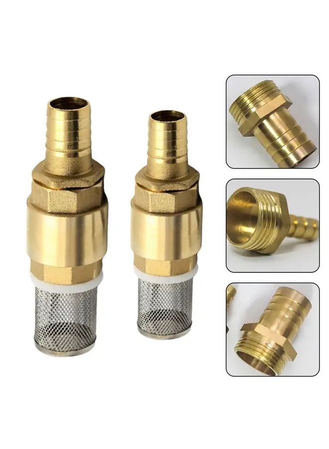 3 4 Inch Heavy Duty Copper Suction Strainer Check Valve 19mm Dia Industrial Plumbing - Image 2