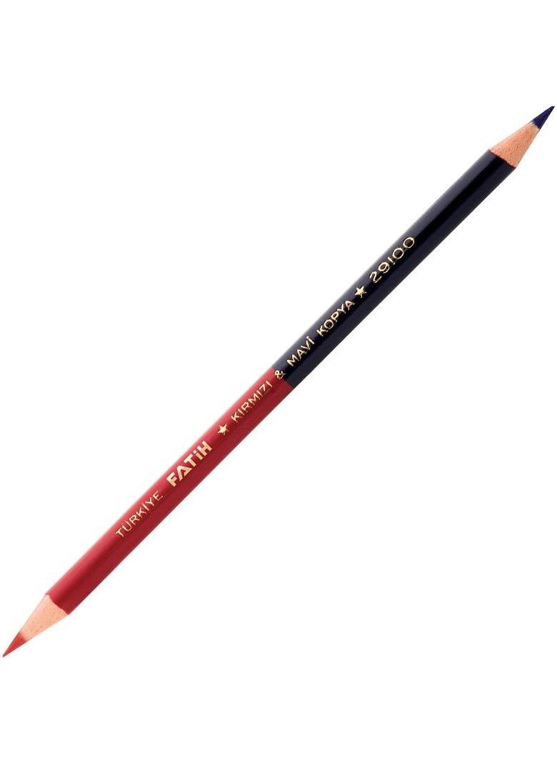 Fatih Blue Red Double Sided Pencil Copy 1 Piece Blue Red Double Sided Pencil Title Pen 1 Piece  - Image 2