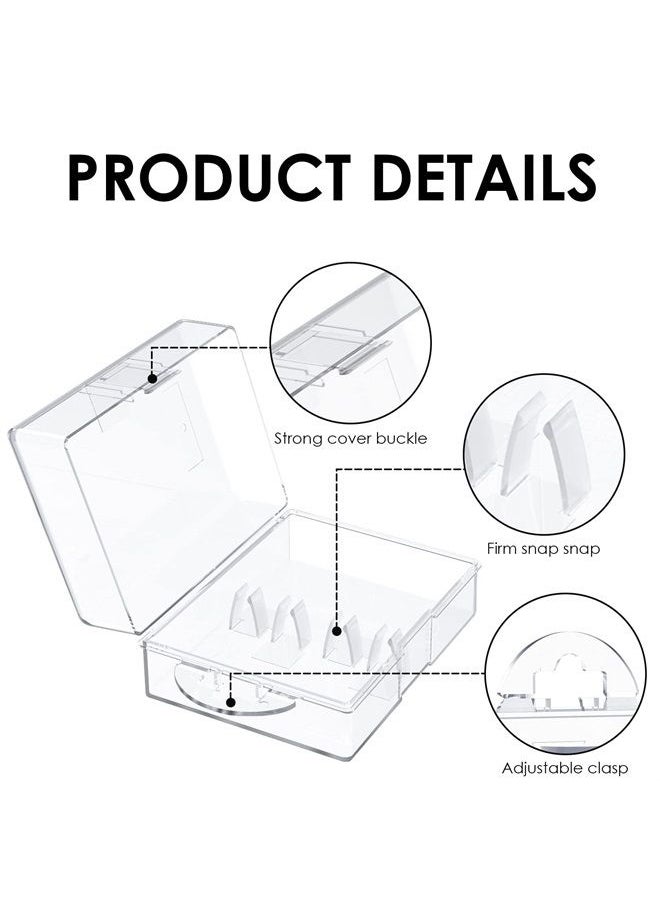 Linkidea - Electric Toothbrush Head Case, Transparent Electric Tooth Brush Head Holder, Toothbrush Head Travel Storage Case Compatible with Most Electric Toothbrush Head - Image 1