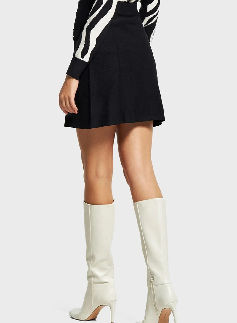 2Xtremz Button Detail Mini Skirt