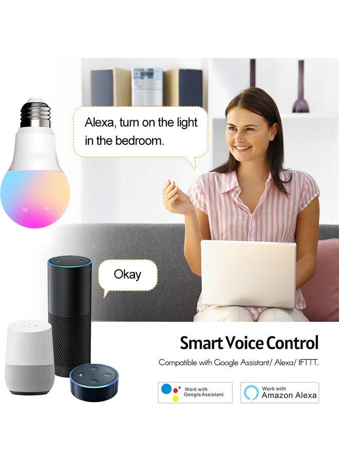 NIBEMINENT Smart LED Bulb Multicolour  - Image 2