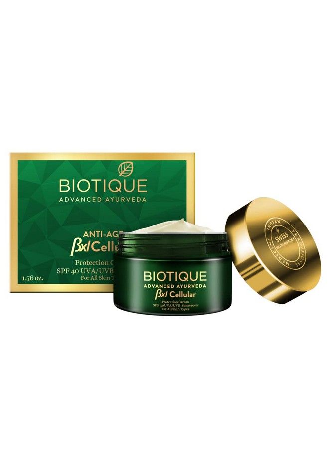 Biotique Bxl Cellular Protection Cream Spf 40 Uva/Uvb Sunscreen 50 G - Image 1
