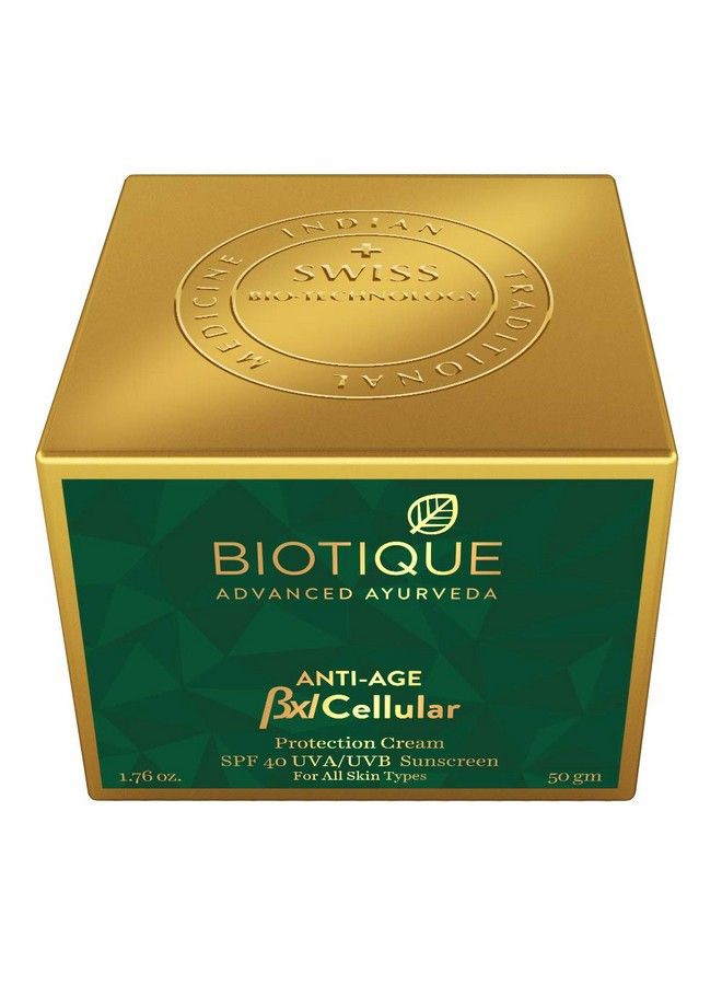 Biotique Bxl Cellular Protection Cream Spf 40 Uva/Uvb Sunscreen 50 G - Image 4