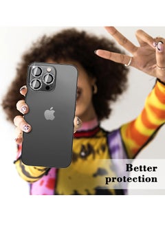 Generic for iPhone 13 Pro Max Camera Lens Protector / 13 Pro Camera Lens Protector, Diamonds Bling Camera Cover Tempered Glass for iPhone 13 Pro Max /13 Pro...  - Image 3