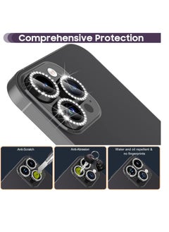 Generic for iPhone 13 Pro Max Camera Lens Protector / 13 Pro Camera Lens Protector, Diamonds Bling Camera Cover Tempered Glass for iPhone 13 Pro Max /13 Pro...  - Image 5