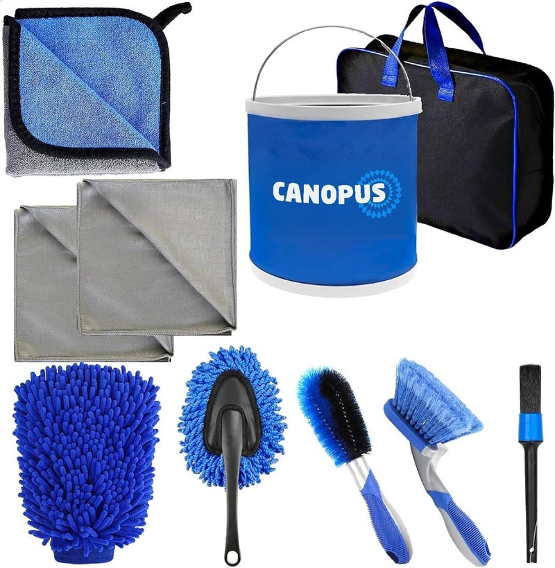 CANOPUS Professional Car Cleaning Kit - Interior and Exterior Detailing Set - Image 1