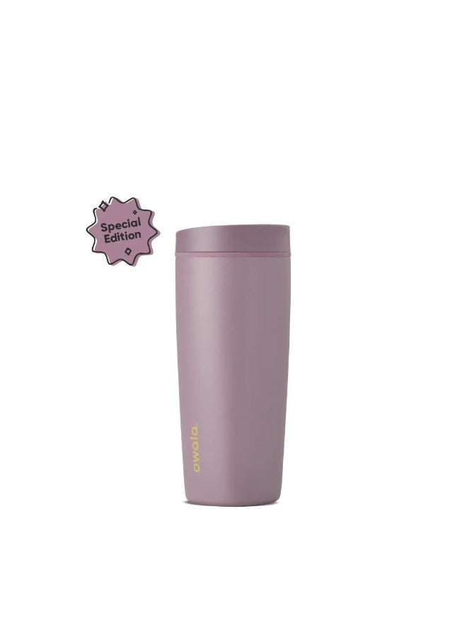 Owala SmoothSip Slider Insulated Stainless Steel Coffee Tumbler, Reusable Iced Coffee Cup, Hot Coffee Travel Mug, BPA Free 20 oz - Image 2