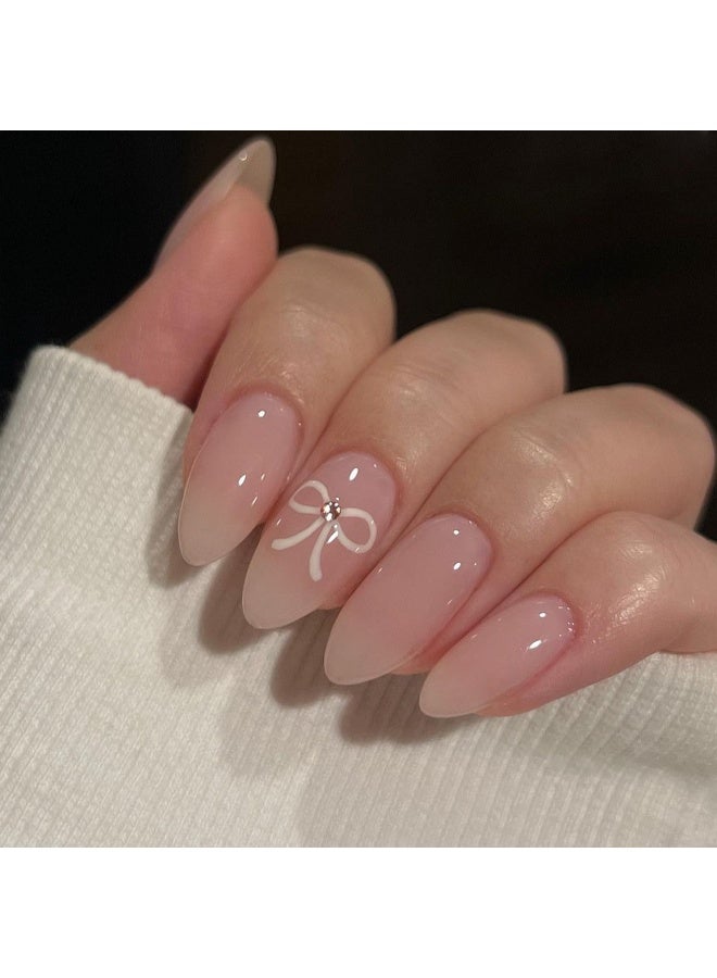 NIKITA.VIVI 24 قطعة أظافر لاصقة، أظافر مزيفة، مجموعة أظافر مزيفة للفتيات والنساء، ملحقات فن الأظافر، أظافر لاصقة مع ملصقات لاصقة للتطبيق السهل، مجموعة أظافر لاصقة - Image 1