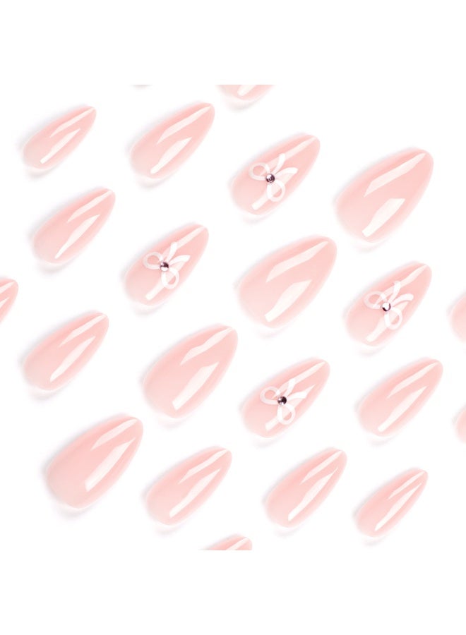 NIKITA.VIVI 24 قطعة أظافر لاصقة، أظافر مزيفة، مجموعة أظافر مزيفة للفتيات والنساء، ملحقات فن الأظافر، أظافر لاصقة مع ملصقات لاصقة للتطبيق السهل، مجموعة أظافر لاصقة - Image 4