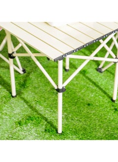 DANUBE HOME 1 + 2 Seater Foldable Camping Set Light Weight Patio Chair All Weather Durable Material Picnic Chair Portable Stool For Outdoor Garden Camping Picnic Multi Color  - Image 3