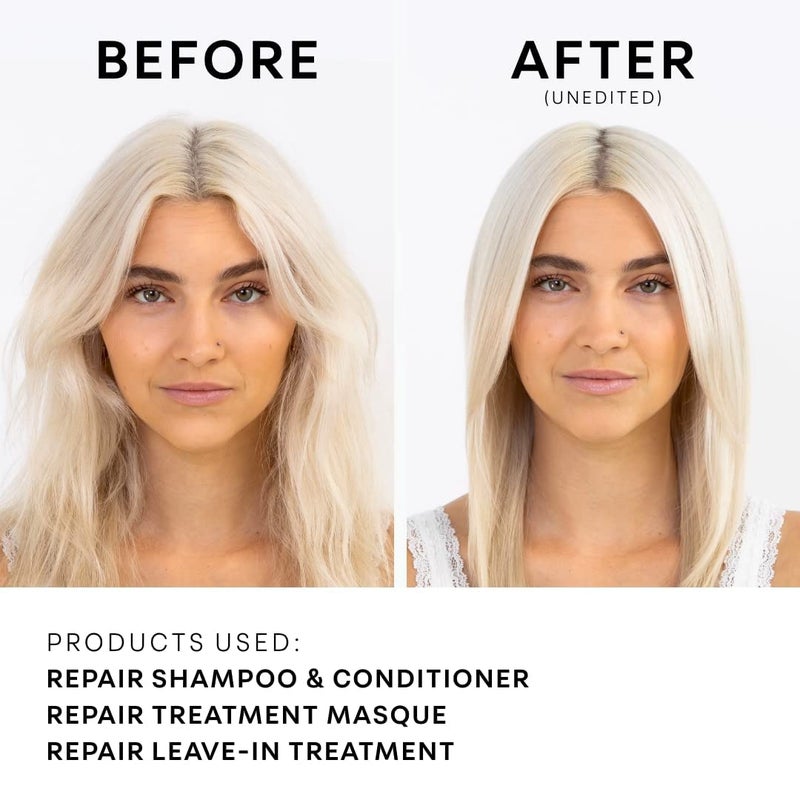 NatureLab. TOKYO NatureLab.TOKYO Perfect Repair Conditioner - Lightweight Conditioner for Damaged, Color-Treated Hair - Penetrates Roots and Revitalizes & Restores Strands - Japanese Hair Care - Refill Pouch, 22.9oz - Image 4