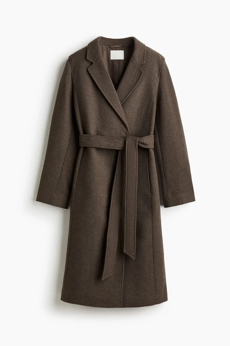 H&M Tie-belt coat