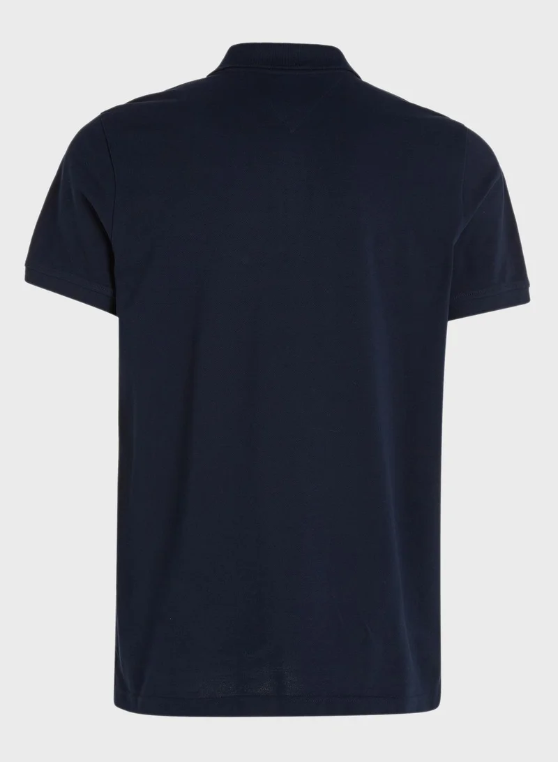 TOMMY JEANS Logo deatiled Short sleeve Polo Shirt