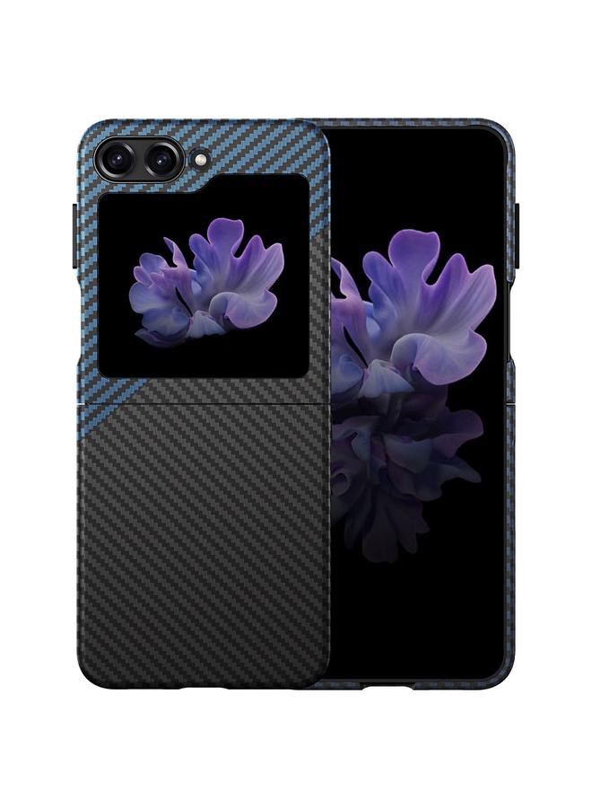 اس-توب جراب لهاتف Samsung Galaxy Z Flip5، جراب قابل للطي من مادة البولي كربونات، مقاوم للماء، وملصق مائي - Image 1