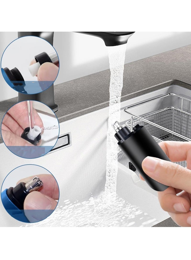 مقلم شعر الأنف الكهربائي للرجال، أداة تشذيب شعر الأنف والأذن للاستخدام المنزلي، مقلم دقيق للحلاقة السلسة والآمنة - Image 3