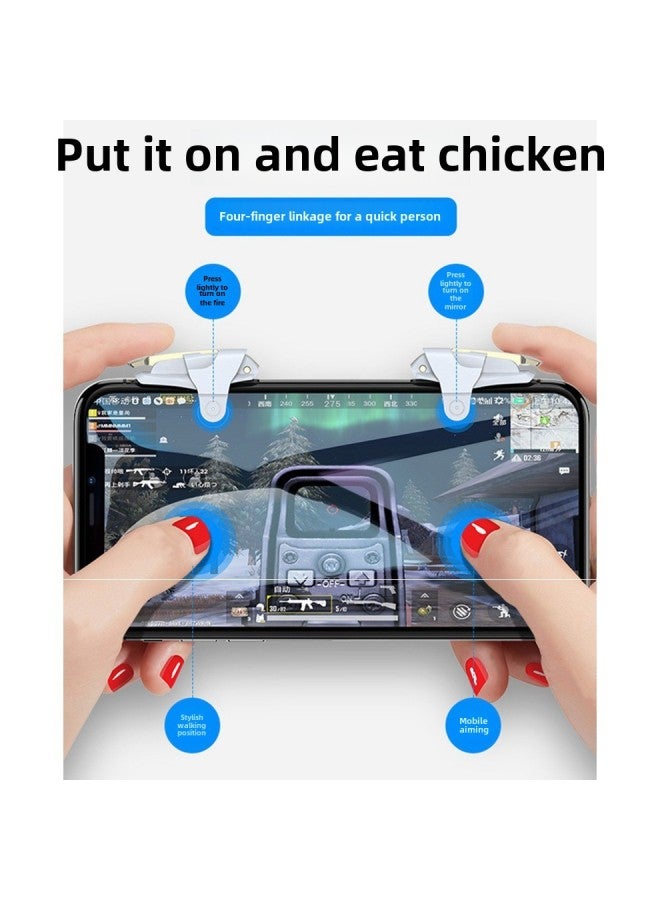 Chicken King 2 Chicken Eating Artifact Game Handlebar Key Auxiliary Machine And Chicken Eating Game Essential-Product Color:White  - Image 4