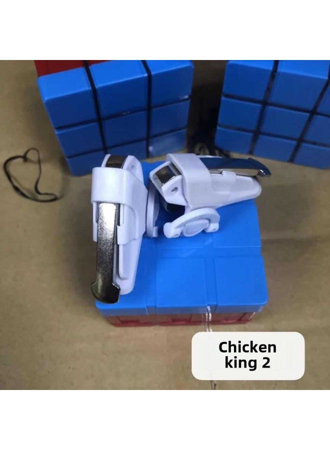 Chicken King 2 Chicken Eating Artifact Game Handlebar Key Auxiliary Machine And Chicken Eating Game Essential-Product Color:White  - Image 1