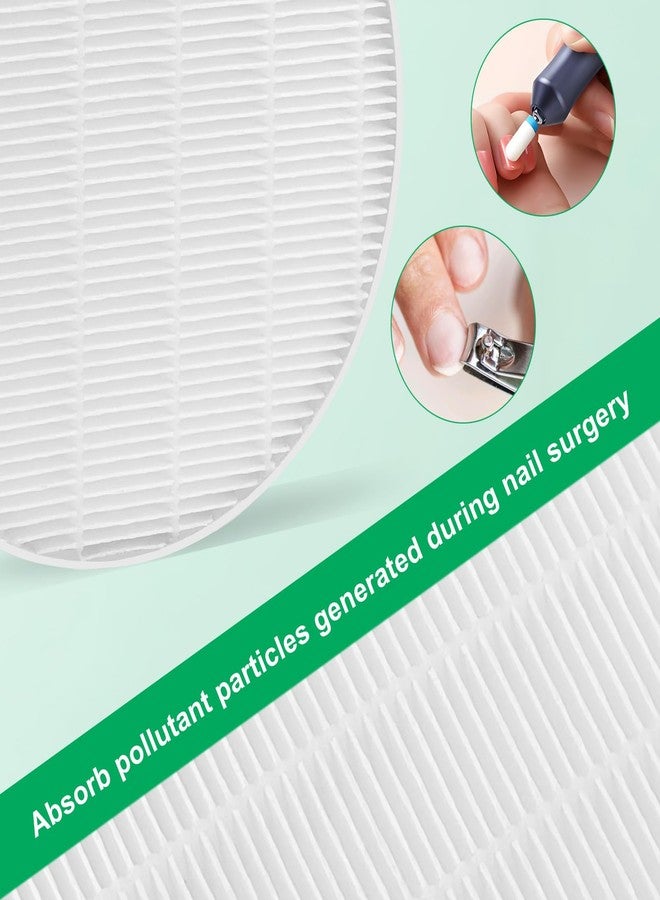 Slirceods Air Filter Replacement Compatible with MNAFKT Nail Dust Collector Filter,4Pack - Image 5