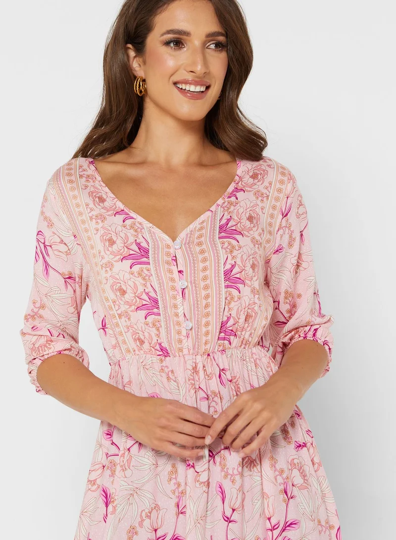 ELLA Printed Summer Dress