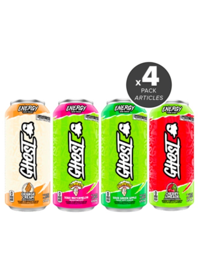 Ghost Energy Zero Sugar 473 ml Sour Watermelon - Image 5
