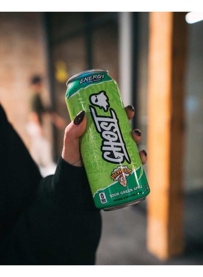 Ghost Energy Zero Sugar 473 ml Sour Watermelon - Image 3