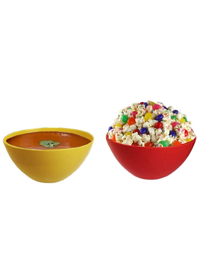 Kuber Industries Modular Plastic Solid Mixing Bowl|Unbreakable Mixing Bowls|Microwave & Dishwasher Safe|Size 19 x 19 x 9 CM|Pack of 3, Capicity 1500 Ml (Multicolour) - Image 4