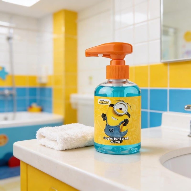 Minions Giggling Hand Wash Dispenser - 250ml - Image 4