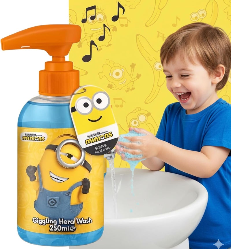 Minions Giggling Hand Wash Dispenser - 250ml - Image 5