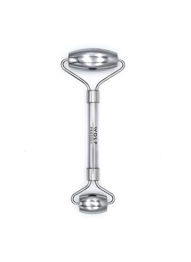 The Wolf Project Wolf Project Stainless Steel Face Roller - Helps Reduce Face Puffiness, Massage Face, Neck and Eyes  - Image 1