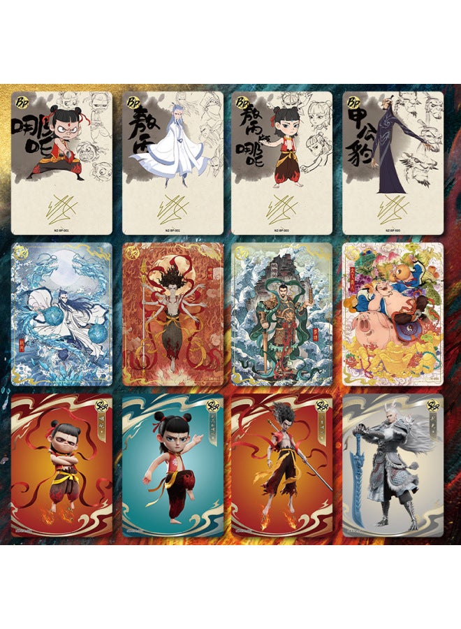 Genuine Card Tour Which 2 Devil Boy Sea Movie Collection Card Battle Day Pack EX Edition Card Blind Box Card Surrounding-Color:Genuine Little Flower Fairy-hope Light Collector's Edition 2 Yuan Thick Card Holder-1 Box Of 30 Packs Of 90 Sheets  - Image 5