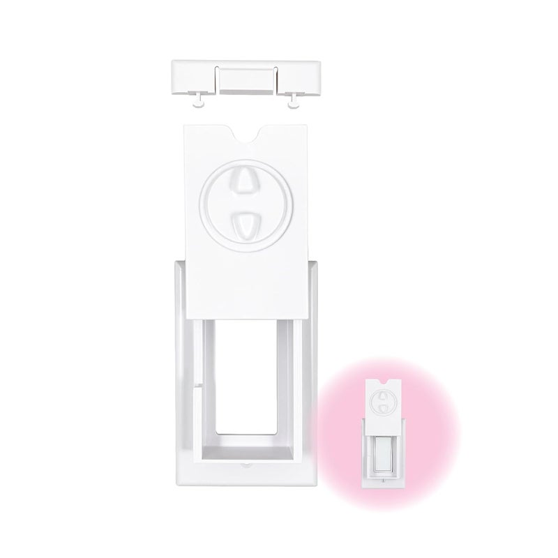 DHT Ventures Store HomeStar Safety Light Switch Guard | Single Rocker Style | Child Proof Light Switch Plate | Tamper-Proof Switch Protection | Switch Lock Cover - Image 1